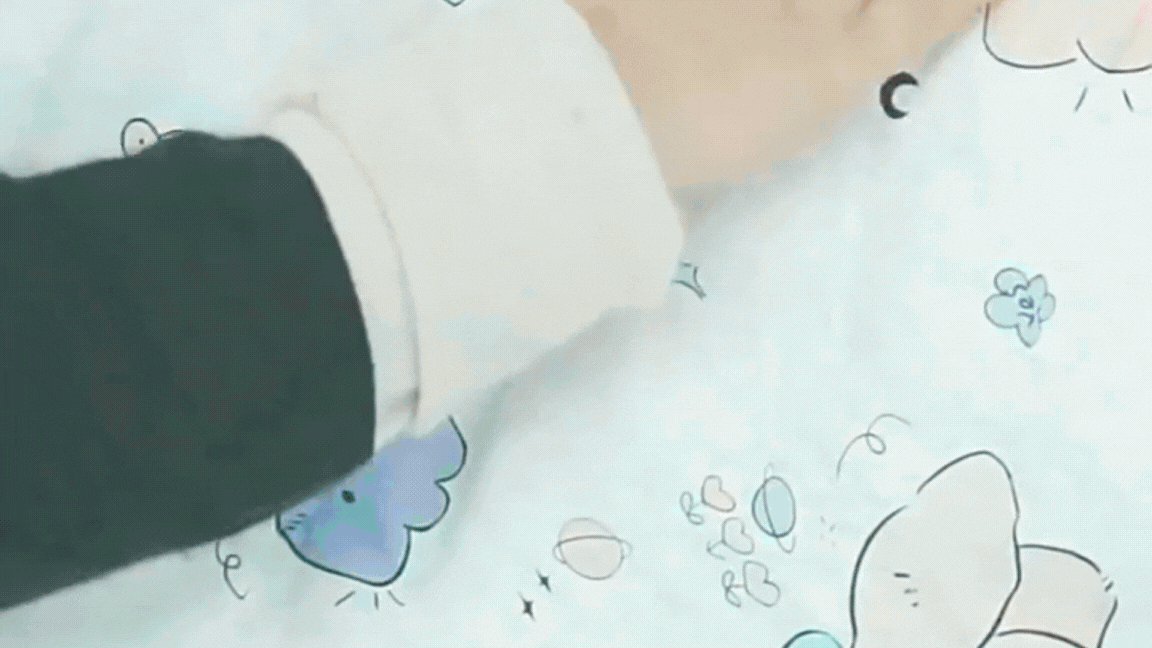 Nid d'ange velours 900g gris Panda