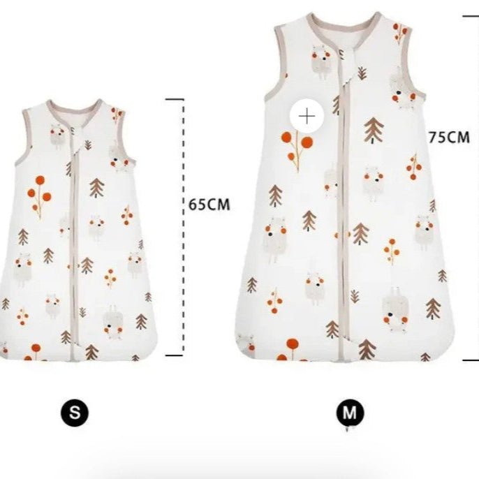 Turbulette bébé été beige forêt - Nids d'ange