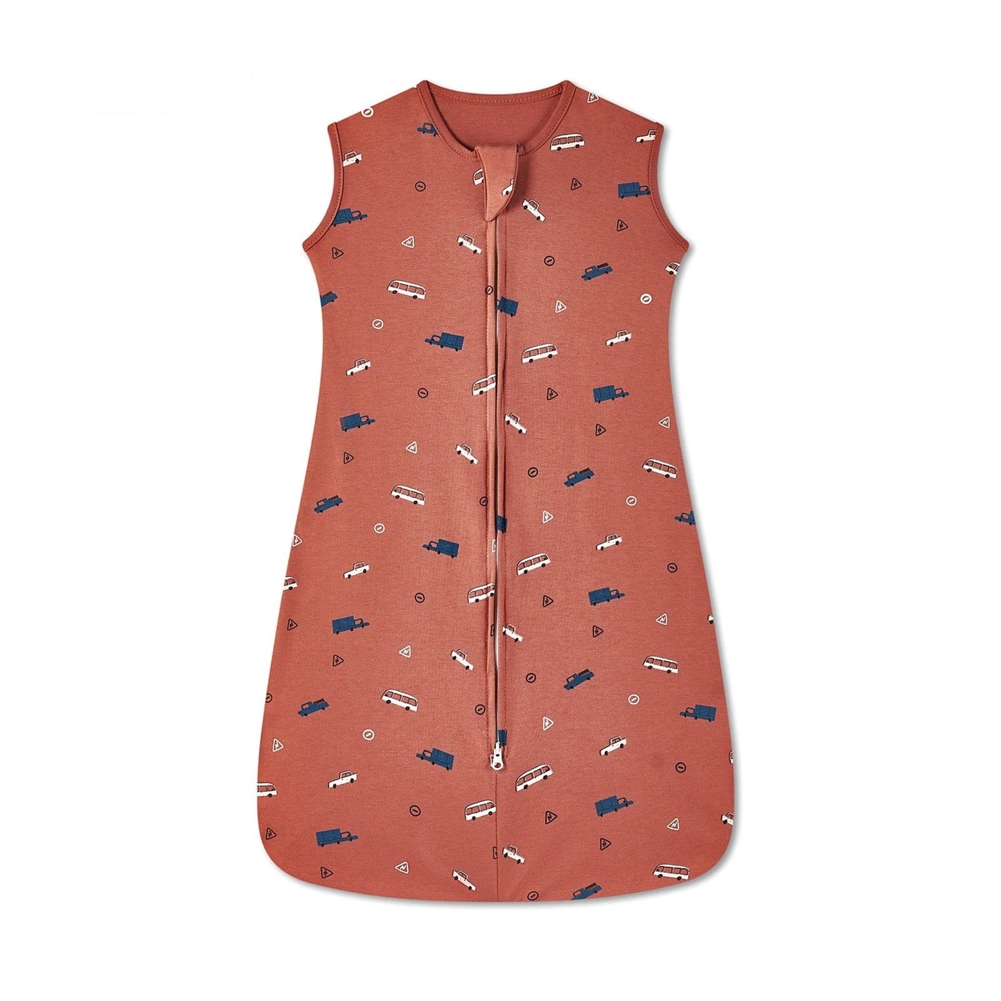 Turbulette d'été sans manche marron cars - Nids d'ange