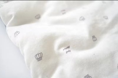 Nid d'ange Ninours gris intérieur motifs - Nids d'ange