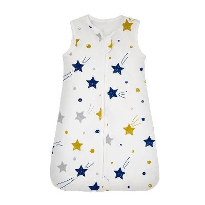 Turbulette bébé d'été blanc étoiles - Nids d'ange