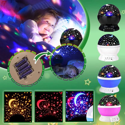 Project-Stars™ | Veilleuse projecteur de ciel étoilé - Royaume bébé