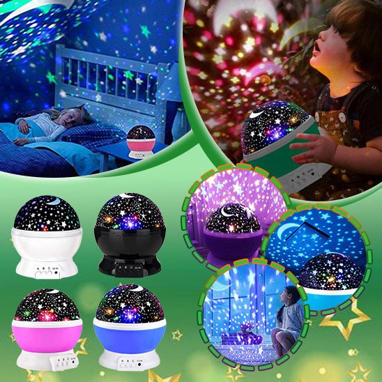 Project-Stars™ | Veilleuse projecteur de ciel étoilé - Royaume bébé