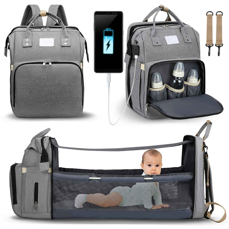 Sac à langer portatif | Berceau de voyage BabyNappy™ - Royaume bébé