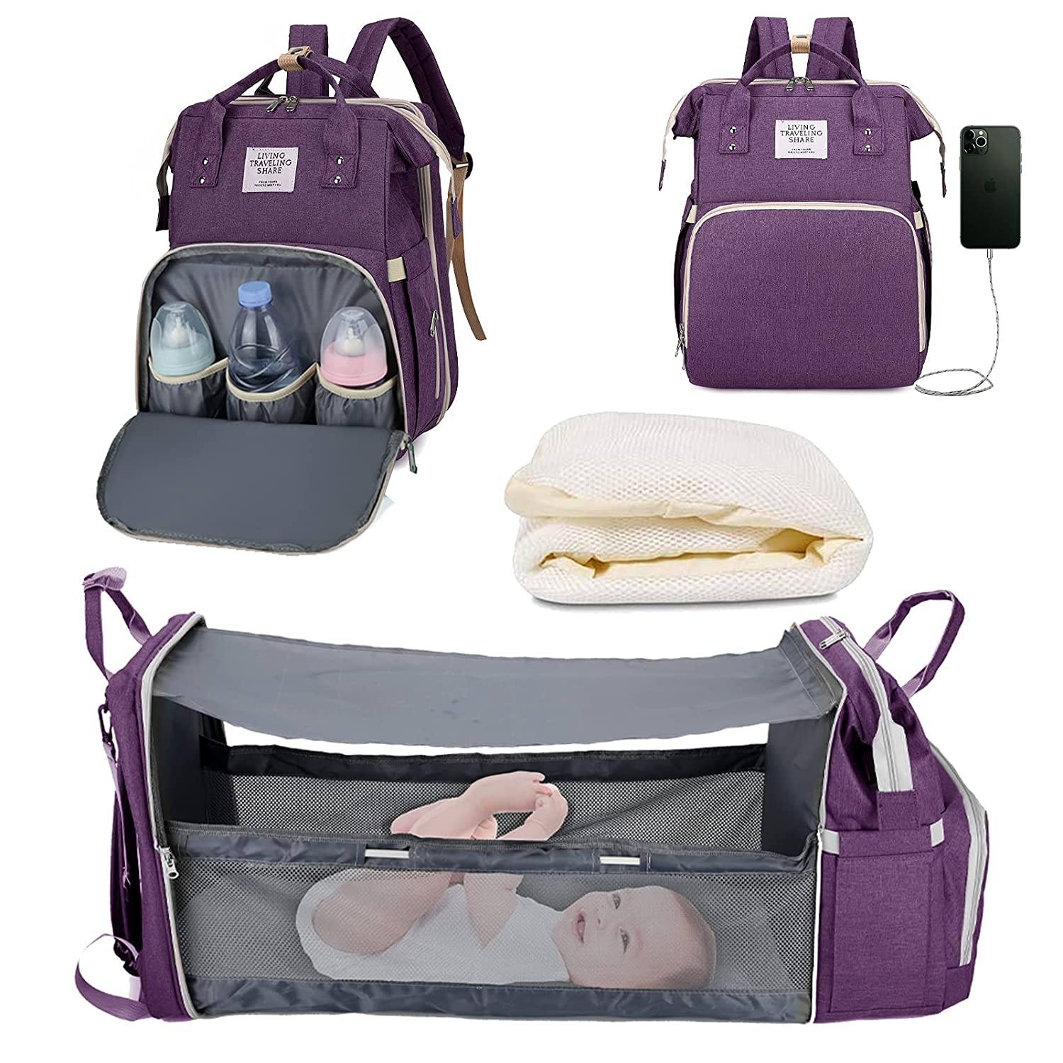 Sac à langer portatif | Berceau de voyage BabyNappy™ - Royaume bébé