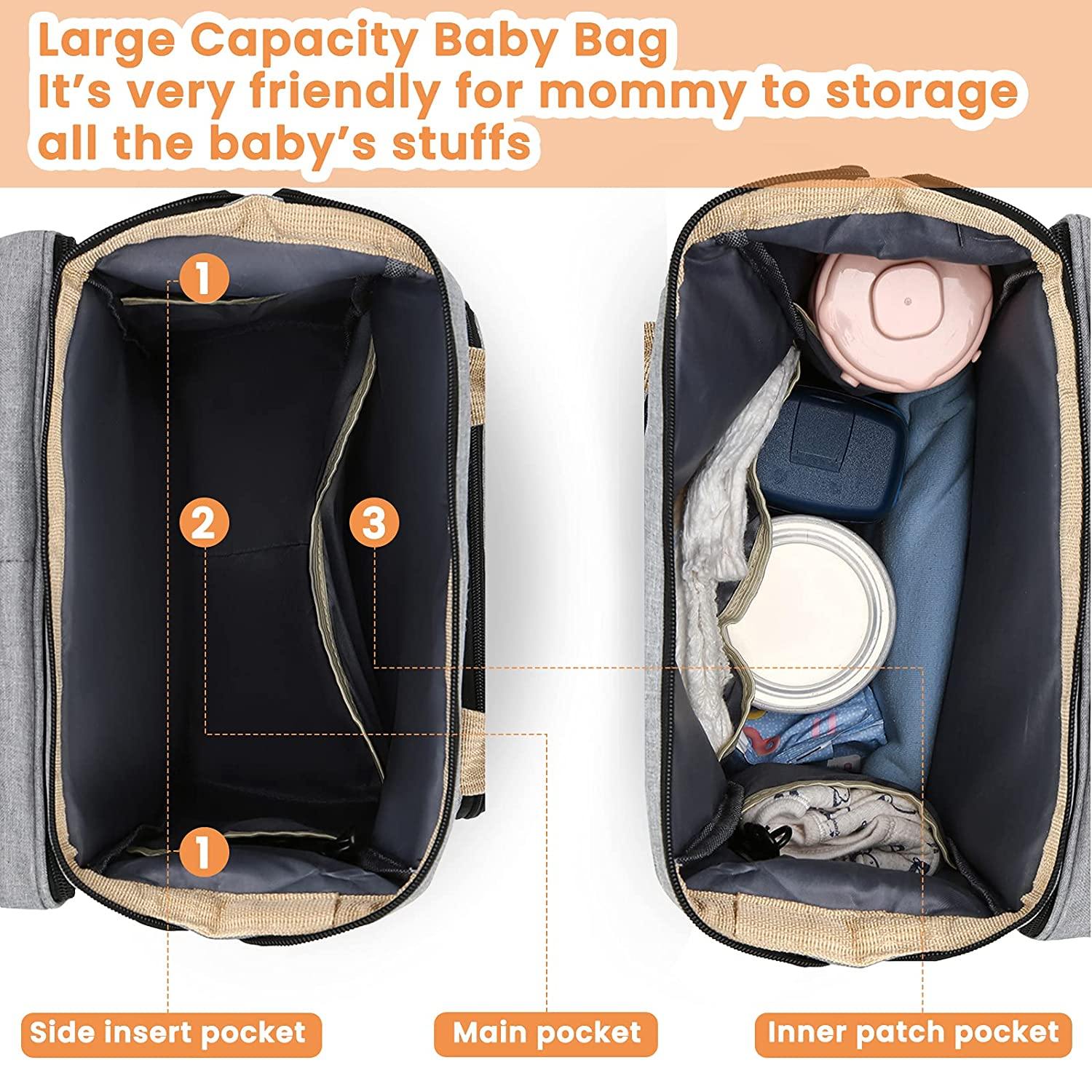 Sac à langer portatif | Berceau de voyage BabyNappy™ - Royaume bébé