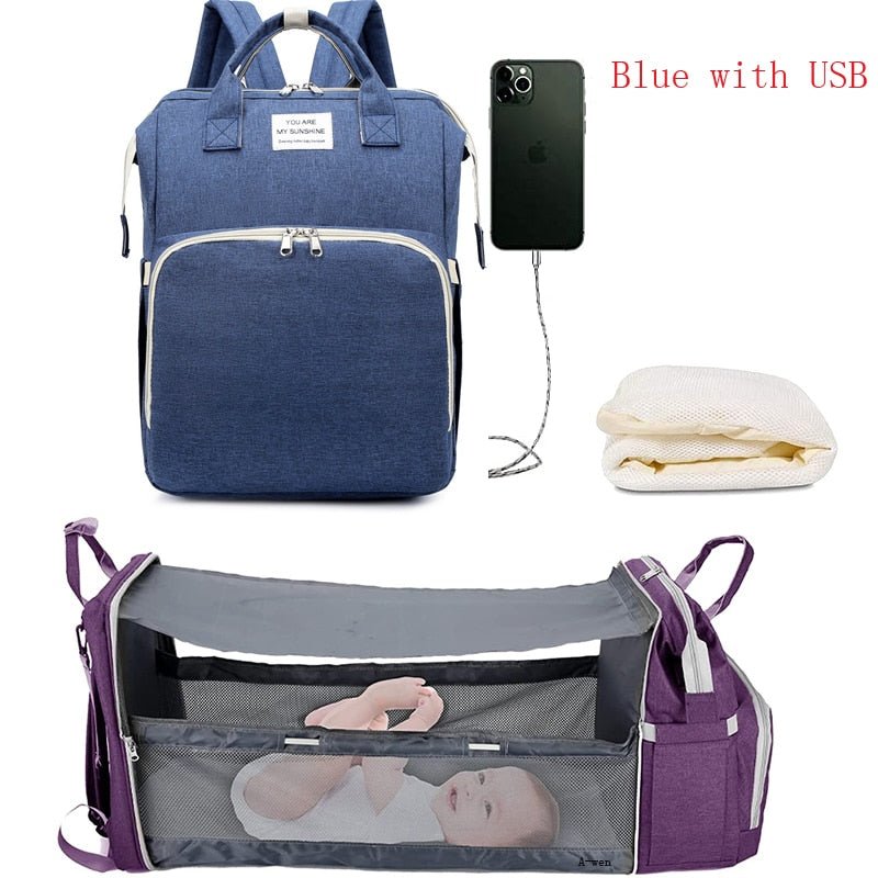Sac à langer portatif | Berceau de voyage BabyNappy™ - Royaume bébé